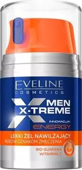 Eveline Cosmetics Men X-treme Energy Light Увлажняющий крем TU прозрачный
