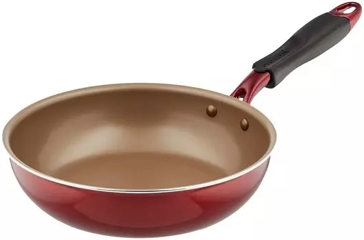 Evercook Frying Pan 22cm Compatible with all heat sources PFOA Free Wine Red 2 Year Warranty Doshisha (IH Compatible) evercook