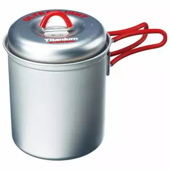 EVERNEW Titanium Ultra Light Cooker Deep S RED ECA264R красный