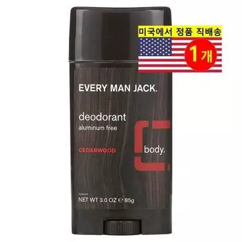 Дезодорант Every Man Jack с ароматом кедра без алюминия, 1 шт., 88 г