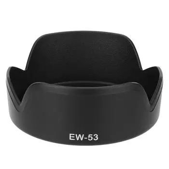 EW-53 Качественная пластиковая бленда объектива для камеры Canon EOS M10 EF M 15-45 mm f 3.5-6.3 SM