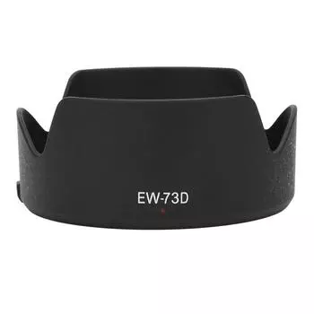 EW-73D Качественная пластиковая бленда объектива для камеры Canon EF S 18-135mm f / 3.5-5.6 IS USM