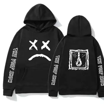 Европейская и американская модная толстовка с капюшоном Lil Peep Velvet XL