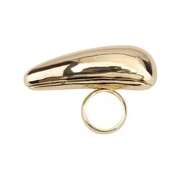 Exaggerated Opening Finger Rings Tear Drop Adjustable Finger Rings Open Rings Finger Jewelry Gift for Fashion Lover золотой