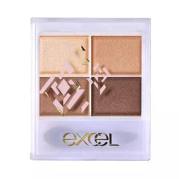 excel Skinny Rich Shadow SR03 Limited Design Eyeshadow Palette ’23 (Royal Brown)