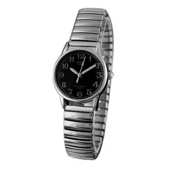 Excellent Couple Lover Elastic Alloy Quartz Analog Wrist Watch AVE S чёрный