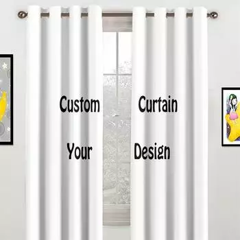 Exclusive Custom Curtains 50W130H(CM)X2PCS&Grommet Top