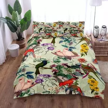 Комплект постельного белья Exotic Garden King Queen Twin Single Size Duvet Cover Pillow Cases Bed Set Set With Pillow Case No Sheet For Girls EU single(135x200cm)