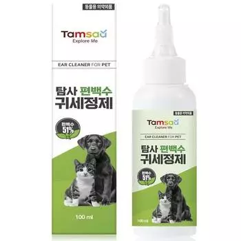 Exploration Mild Cypress Water Pet Ear Cleanser 100 мл, корейский шампунь для домашних животных