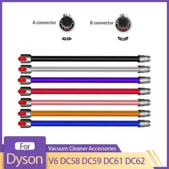 Удлинитель для Dyson V6 DC58 DC59 DC61 DC62 Металлическая алюминиевая трубка Ручной пылесос Инструмент Запасные части Аксессуары фиолетовый