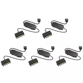 EY# ARGB Controller 5V 3PIN to SATA Интерфейсный кабель-удлинитель для вентилятора корпуса ПК(кипа
