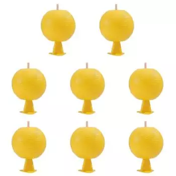 EY# Fruit Fly Traps Sticky Traps Citrus Shaped for Indoor Outdoor (B)
