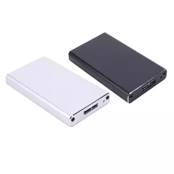 EY# MSATA на USB3.0 жесткий диск корпус SSD корпус для 30*25/50 MSATA SSD жесткий диск Black