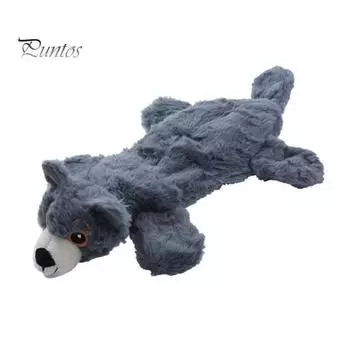 Eye-catching Adorable Appearance Long-Lasting Puppy Sound Toy Pet Dog Cat Interactive Sound Toy Pet Accessories белый