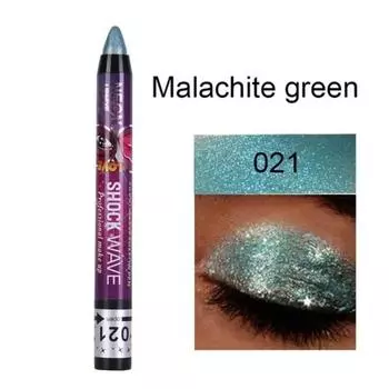 Тени для век 2 в 1 Водостойкие тени-карандаш для век Smudge-Undashing Stick Lip Makeup Glitter Shimmer Long-Lasting Lipstick, 20 021, 1 шт.