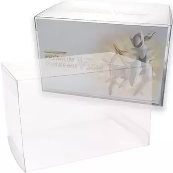 EYESRAIL Boxx Guardian Pokemon Card BOX Loader Защита от ультрафиолета Сделано в Японии Коллекция Прозрачный футляр для хранения Тренировочная коробка (Премиум VSTAR, [3 шт.])