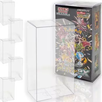 EYESRAIL Boxx Guardian Pokemon Card BOX Loader Защита от ультрафиолета Сделано в Японии Коллекция Прозрачный футляр для хранения Половина (Тонкая коробка, [5 шт.])