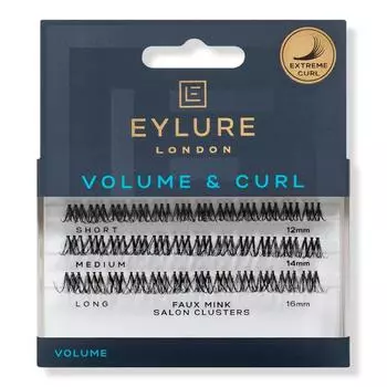 Eylure Volume Curl Ресницы из искусственной норки, отдельные кластеры