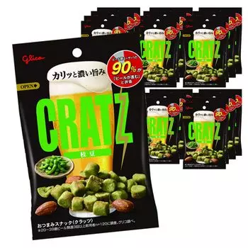 Ezaki Glico 42 г x 20 штук Закуски Набор закусок Закуски Пиво Хайбол Закуски Закуски Сладости Сладости [Krats] (Edamame)