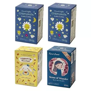 Ежедневный набор 20P x 4 Травяной чай Good Night Sense of Creamy 3 вида в коробке x 4 [Karel Capek] Mall Exclusive Без кофеина [Черный чай, пакетированный,