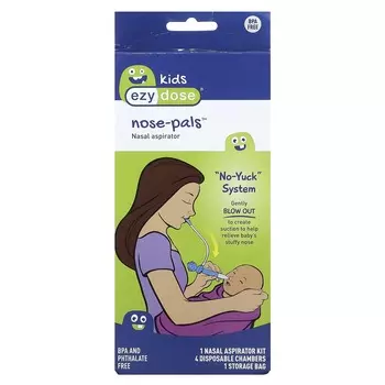 Ezy Dose, детский, Nos-Pal, назальный аспиратор, набор из 6 предметов
