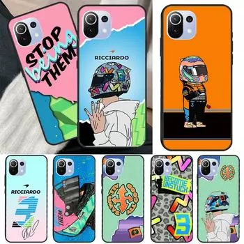 F1 Daniel Ricciardo 3 Back Case For POCO X4 Pro F1 F2 F3 X3 GT M3 M4 X3 Pro Cover For Xiaomi 11T 12 Pro 11 Lite POCO X4 Pro 5G