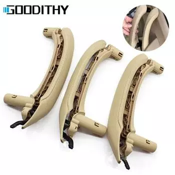 F25 F26 LHD RHD Car Interior Black Beige Armrest Cover Panel Leather Door Pull Handle Assembly Trim For BMW X3 X4 2010-2016 Front Left Black