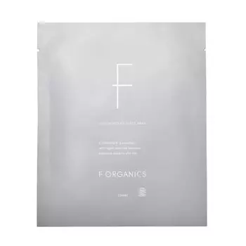 F organics Deep Moisture Sheet 1 Face Organic COSMOS ORGANIC Organic Mask, piece, Pack, Moisturizing, Firming, Shiny, 100% Cotton, Certified,