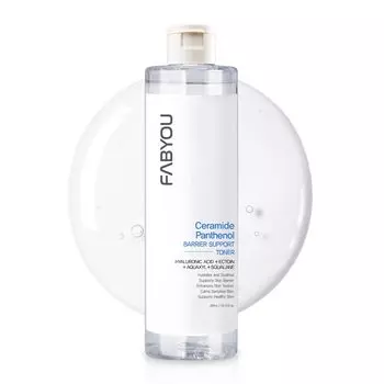 FABYOU Ceramide Panthenol Toner 300 мл Корейский тоник для глубокого увлажнения кожи Успокаивающий чувствительную кожу Корейский уход за кожей Корейская косметика – уход, увлажнение,