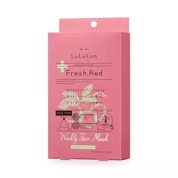 Face Mask Lululun Plus Fresh Red 5 packs