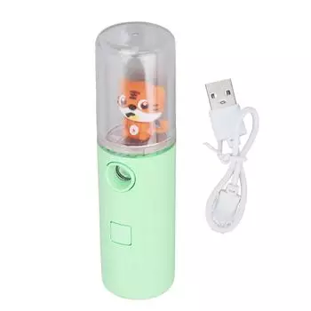 Face Mister 30 мл Nano Mist Глубоко увлажняющий охлаждающий увлажняющий милый тигр портативный размер Nano Mist зелёный