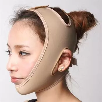 Face V Shaper бандаж для похудения лица релаксация подтяжка пояс для коррекции фигуры подтяжка уменьшение двойного подбородка утончение лица массажный бандаж для похудения S