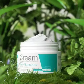 Facial Moisturizer Suitable For Dry Skin Hydration Facial Moisturizer Mild Ice Cream Texture Is Easily Absorbed,85g белый