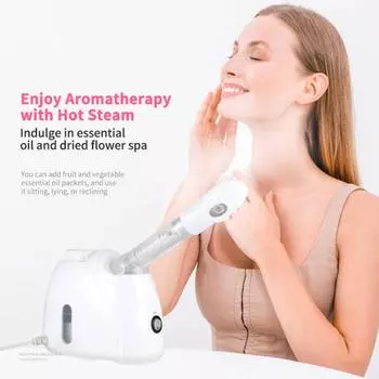 Facial Steam engine, for facial deep cleaning Home Facial spa, portable facial steam engine, suitable for personal care белый