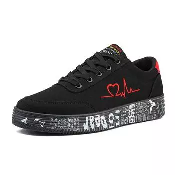 Factory direct sales spring and autumn red canvas shoes for women, Korean version of versatile breathable student cloth shoes, low-top board shoes for 35