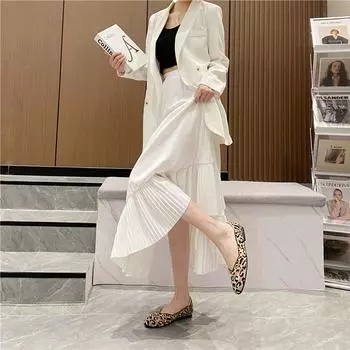Factory direct sales temperament fan women s knitted shoes egg roll shoes women s color flat bottom shallow mouth 34 чёрный