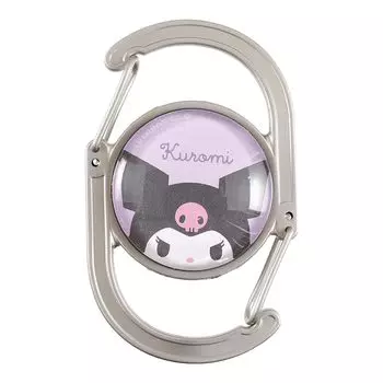 Factory Double Carabiner Keychain Sanrio Characters Kuromi Purple T S SR-5541836KU