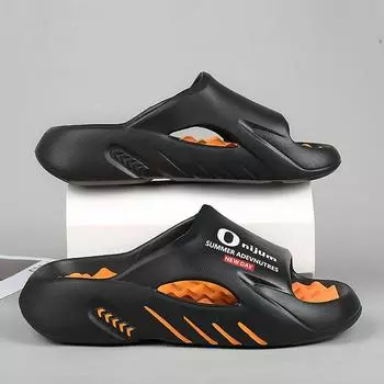 Fahion Men s Massage Slippers Indoor Outdoor Sandals Beach Casual Shoes Comfortable Slides Men s Home Slippers Big Size 46 47 38-39