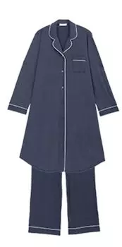 Пижама для беременных Fairy Super Stretch Thick Maternity 2248728 M Blue Grey [Inujirushi Honpo] (БЛГ)