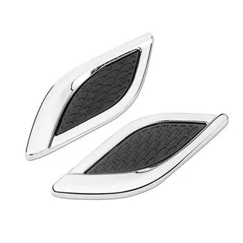 Fake Air Outlet Modified Accessories Car Leaf Board Decoration 3D Car Sticker Shark Gill Sticker