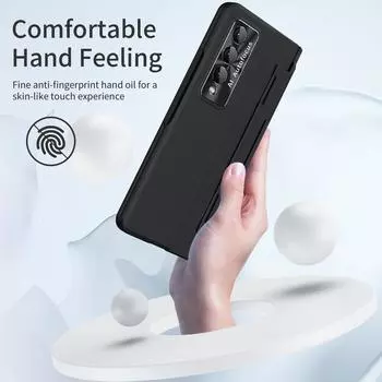 Fall Protection Zfold4 Folding Case for Samsung Galaxy Z Fold4 5G Fold 4 Fold3 Fold 3 Tempered Glass Screen Protector Film Cases for Samsung Z Fold 4
