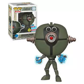 Fallout Assaultron Invader Glow NYCC 2018 Pop! винил
