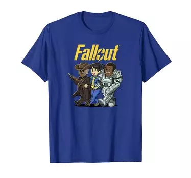 Футболка Fallout on a Stroll синий