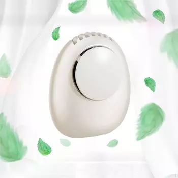 Fan for Waist Use USB Rechargeable Personal Cooling Device Outdoor Activities белый