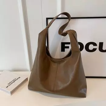 Fancy Accessible Luxury Large Capacity Bag for Women 2025 New Arrival Super Hot Shoulder Bag Minority All-Match Commuter Tote Mud