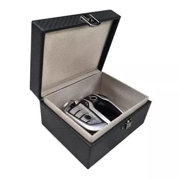 Faraday Box Key Fob Protector, блокировщик RFID-сигналов, экранирование блокировки сигналов Faraday Box для автомобильных ключей и телефона