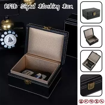 Faraday Box RFID Box Key Fob Protector Car Keyless Signal Blocker Anti Theft Faraday Box Anti Theft Safety Auto Key Storage