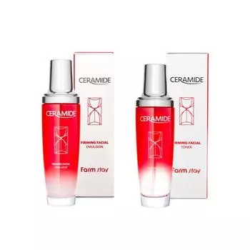 FARM STAY Ceramide Укрепляющая эмульсия для лица 130 мл / Тоник 130 мл (3 варианта) #Emulsion