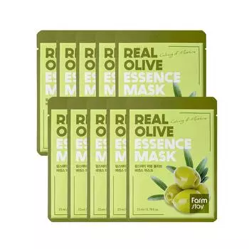 FARM STAY Маска с экстрактом оливы Real Olive 23мл х 10шт