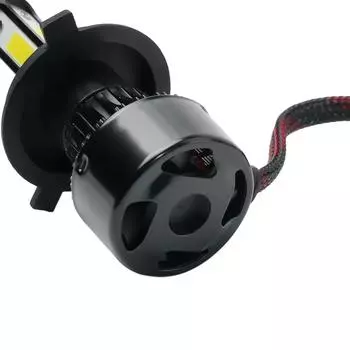 Фары дальнего/ближнего света IP68 прожектор водонепроницаемый 375000LM 4-сторонние 6500K 9003 лампы конвертер H4 HB2 ударопрочный CHINA
